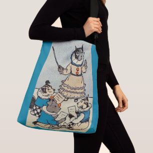 dog school crossbody bag