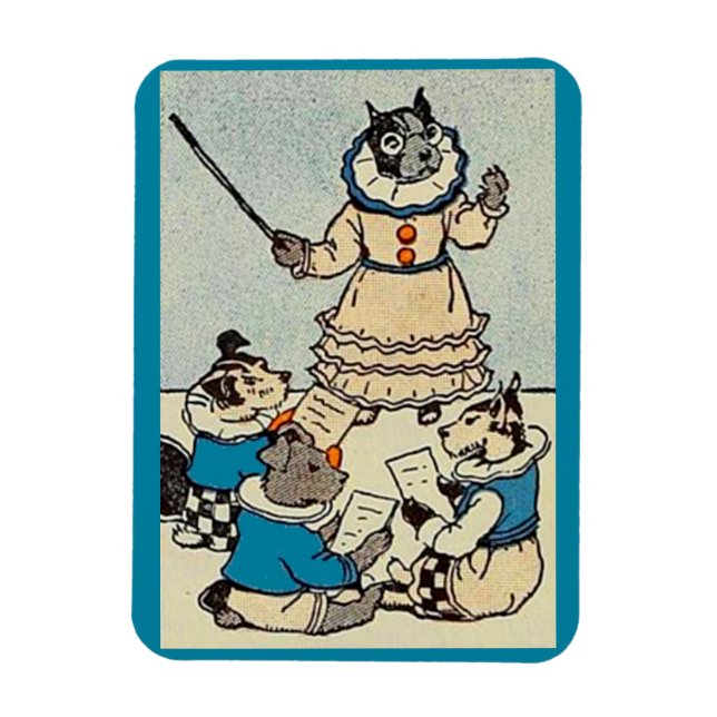 dog school magnet (Vertical)