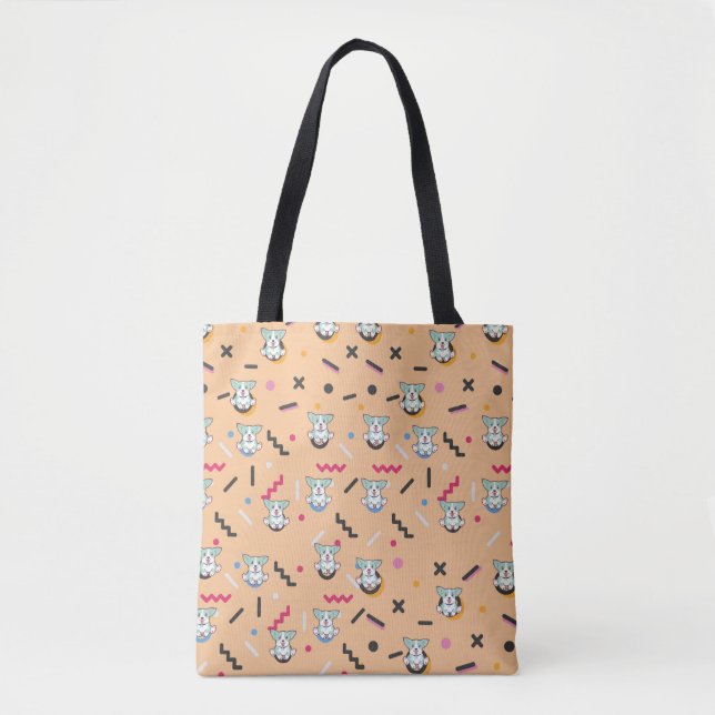 Dog Seamless Pattern Vector  Tote Bag (Front)