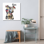 Dog-Shaped Photo Collage Tile<br><div class="desc">Celebrate your furry friend's special moments with our Dog-Shaped Photo Collage Tile. Perfect for any dog lover, this unique photo tile allows you to create a personalized collage in the shape of a playful dog silhouette. Whether it's a mix of your pet's cutest moments, or a collection of family photos...</div>