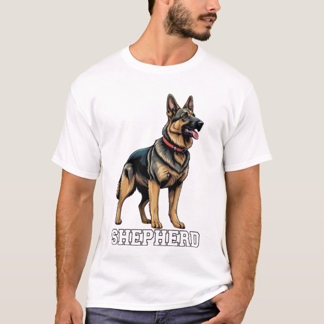 DOG SHEPHERD T-Shirt (Front)