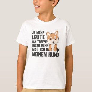 Dog Shiba Cute Doesn't Like People Dogs T-Shirt