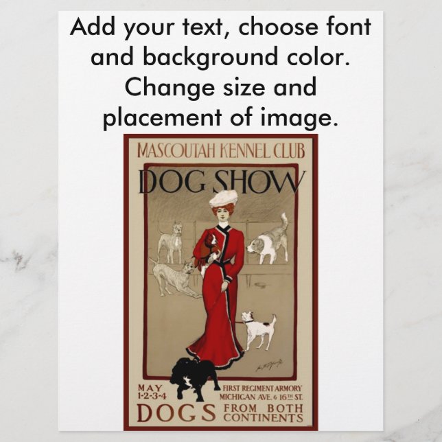 Dog Show Flyer (Front)