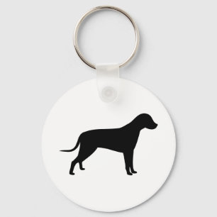 Dog Silhouette Keychain