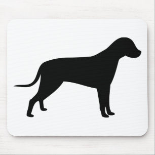 Dog Silhouette Mouse Pad