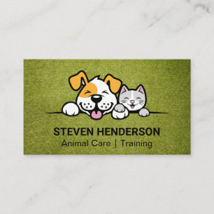 Dog Sitter   Animal Services   Astro Turf  Business Card