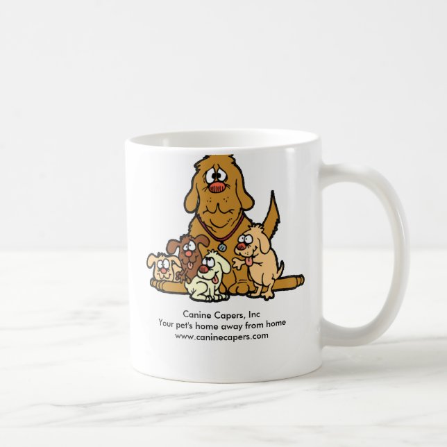 Dog sitting / kennel Coffee Mug promotional item (Right)