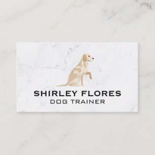 Dog Sitting   Shaking Paw Business Card