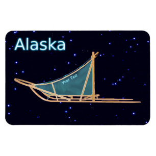 Dog Sled - Alaska Magnet