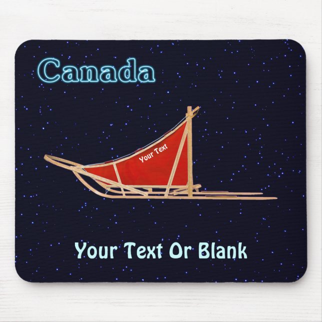 Dog Sled - Alaska Mouse Pad (Front)