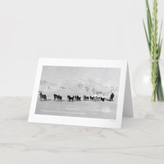 Dog Sled Champions Alaska 1910 Card