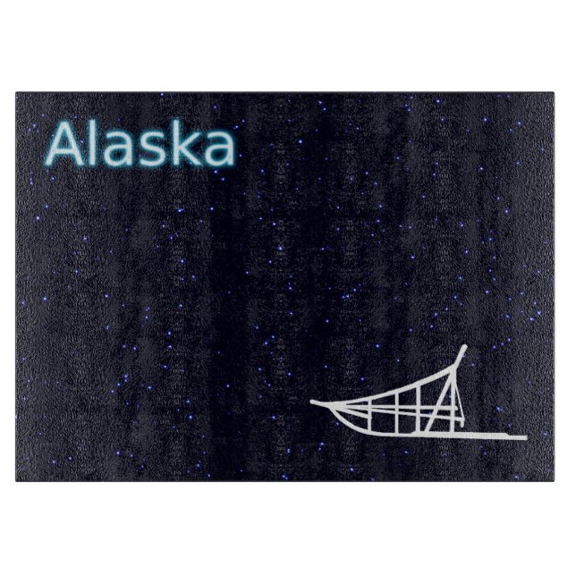 Dog Sled Cutting Board (Front)