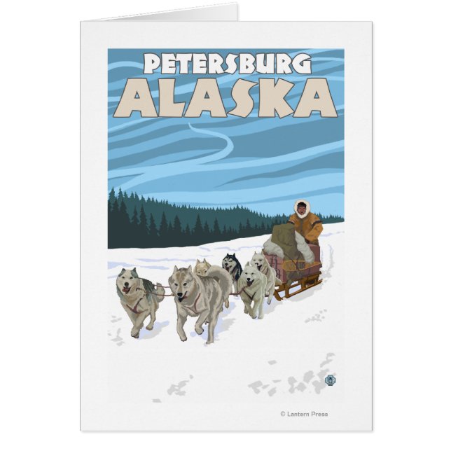 Dog Sledding Scene - Petersburg, Alaska (Front)