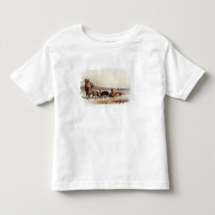 Dog Sledges of the Mandan Indians Toddler T-shirt