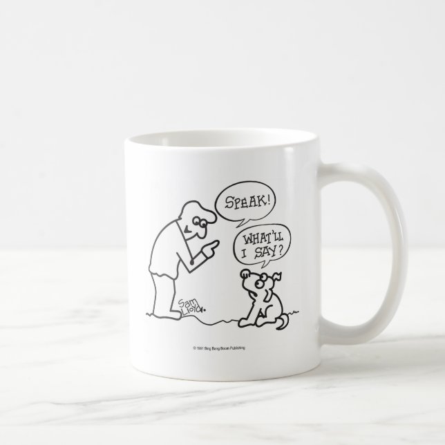 Dog-Speak Coffee Mug (Right)