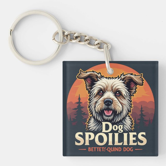 Dog Spoiler Certified Keychain (Front)