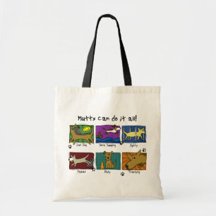 Dog Sports Mutts Tote Bag