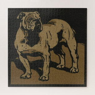 Dog - Square Animals Illustration Jigsaw Puzzle