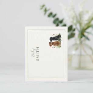 Dog Stationery  Card