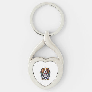 Dog Sticker Keychain