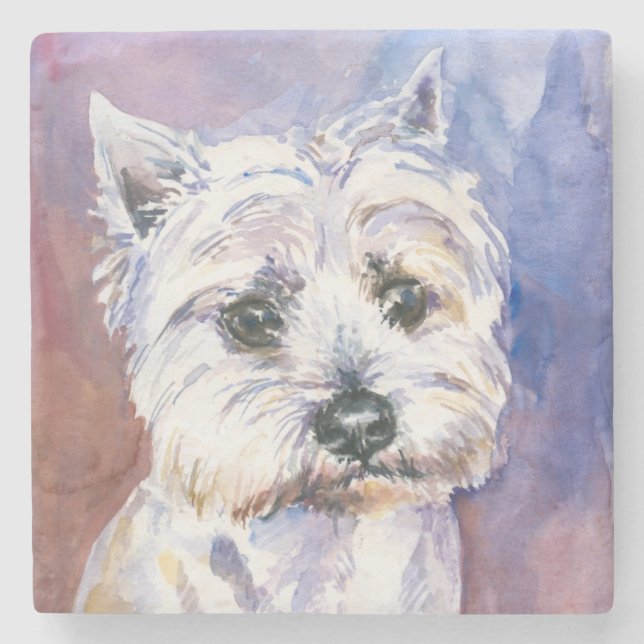 Dog Stone Coaster (Front)