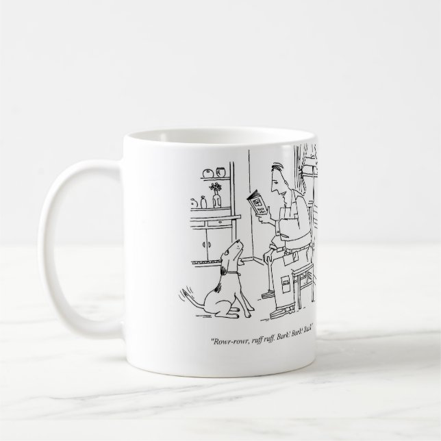 Dog Story Book mug (Left)