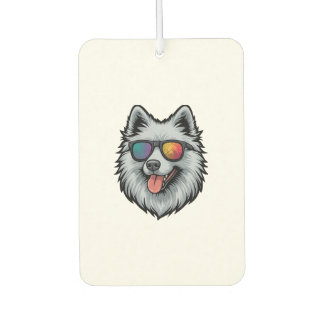 Dog Sunglasses Mountain Sunset Reflection Air Freshener