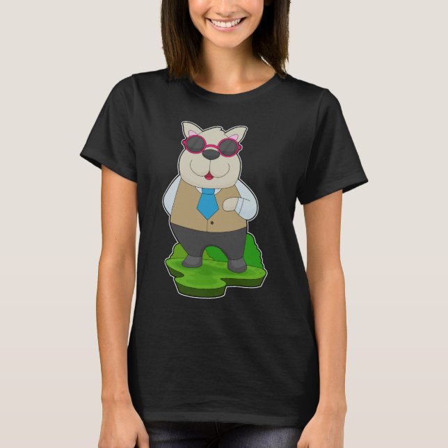 Dog Sunglasses T-Shirt (Front)