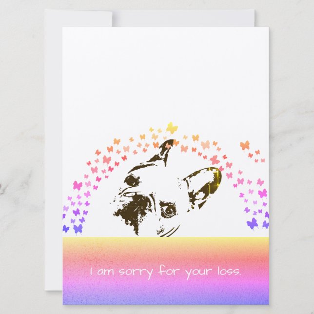 Dog Sympathy Card (Front)