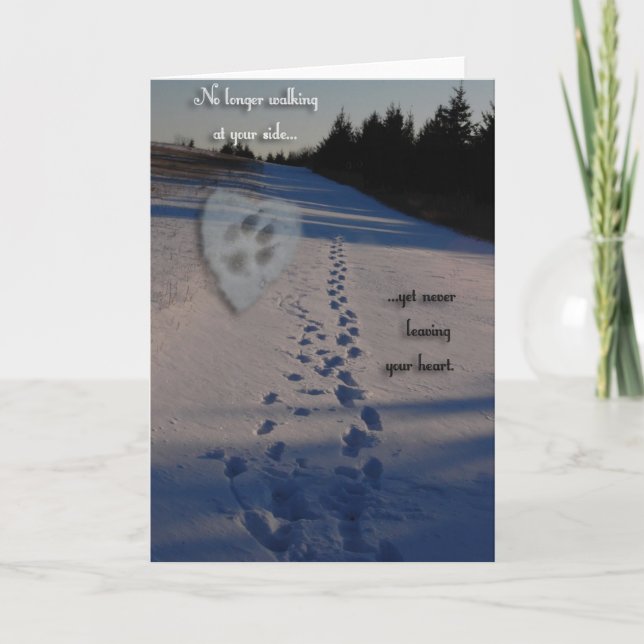 Dog Sympathy Card (Front)