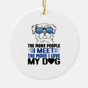 Dog T Shirt  Dog T Shirts  Custom Dog Shirts  Ceramic Ornament