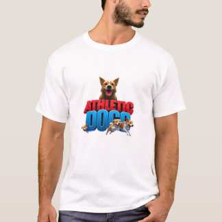 DOG T-SHIRT with adorable puppy illustrations,