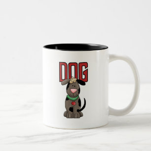 Dog T-shirts and Gifts Two-Tone Coffee Mug