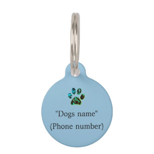 Dog Tag Blue