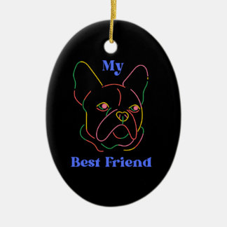 Dog Tag, dogtag, dog name tags, custom dog tags,  Ceramic Ornament