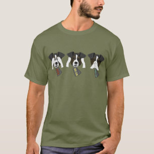 Dog Tag See Hear Speak No Evil T-Shirt
