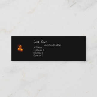 Dog Tags and Candles - Military - Business Card