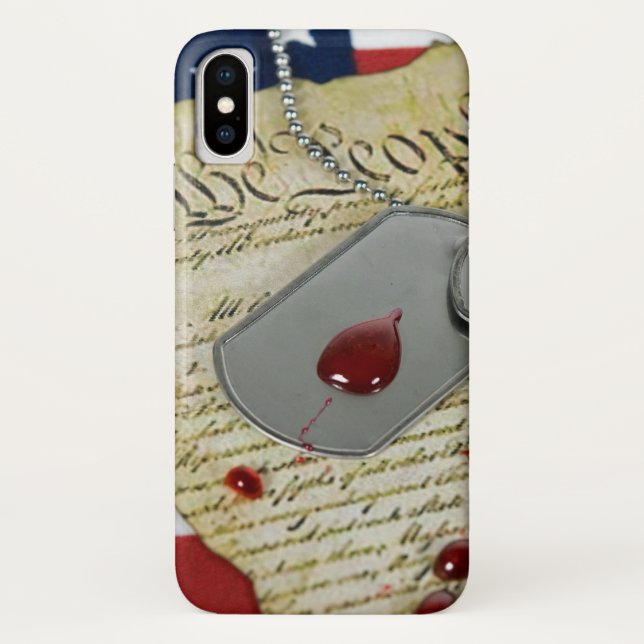 Dog Tags Case-Mate iPhone Case (Back)