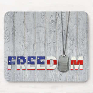 Dog Tags for Freedom Mouse Pad