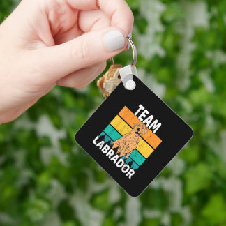 Dog Team Labrador Lover Keychain