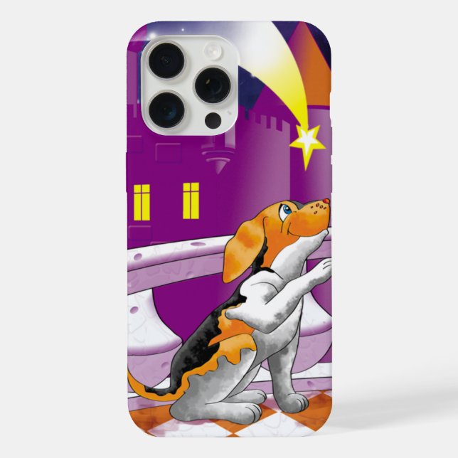 dog telescope iPhone case (Back)