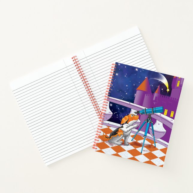 dog telescope notebook (Inside)