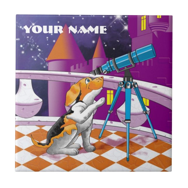 dog telescope tile (Front)