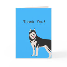 Dog Thank You Card, Cute Appreciation Card