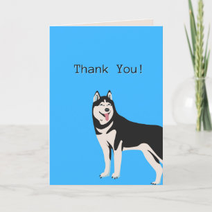 Dog Thank You Card, Cute Appreciation Card