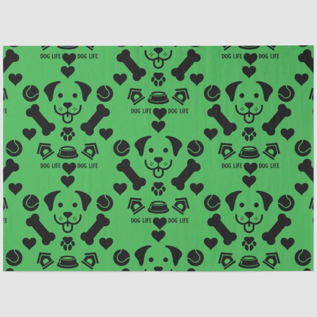 Dog Themed Gift Tissue Paper (Front)