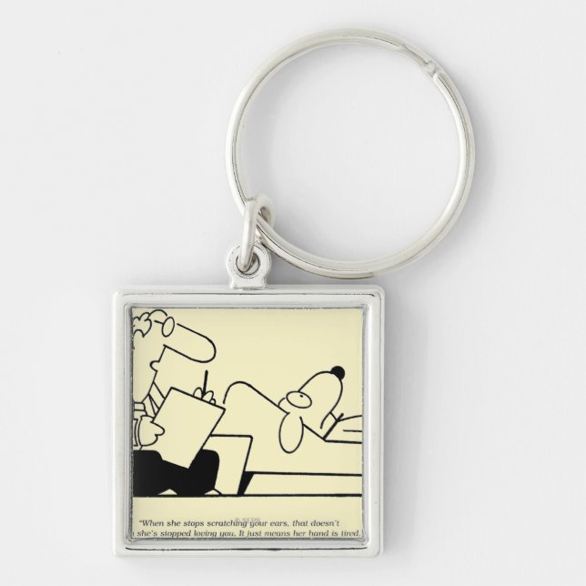 Dog Therapy Keychain (Front)