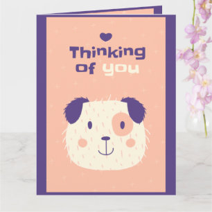 DOG THINKING OF YOU CARD
