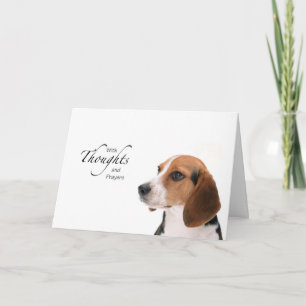 Dog Thoughts and Prayers Card