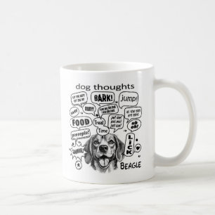 Dog Thoughts – Beagle Coffee Mug